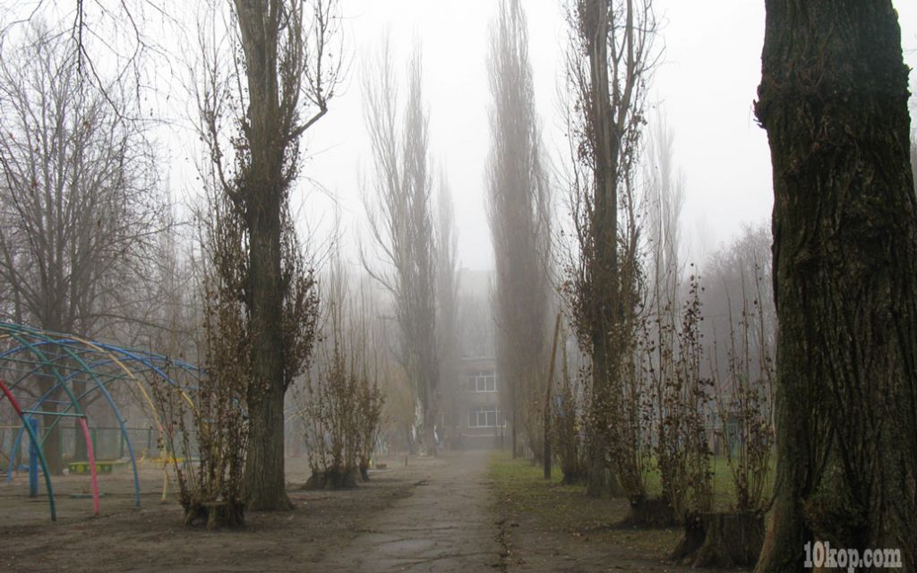 Город в тумане