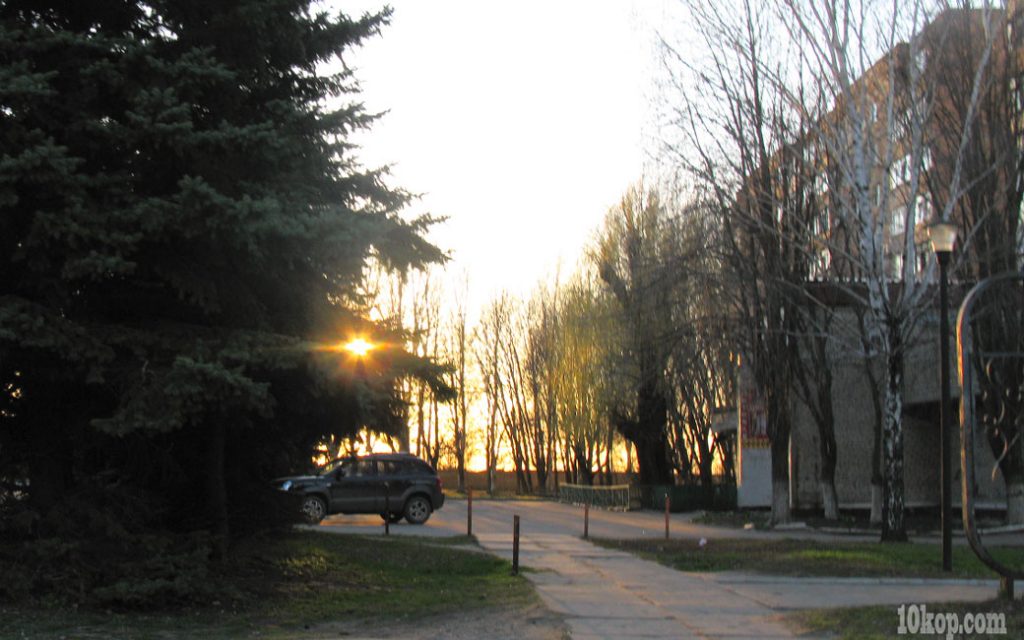 Красиво вечереет