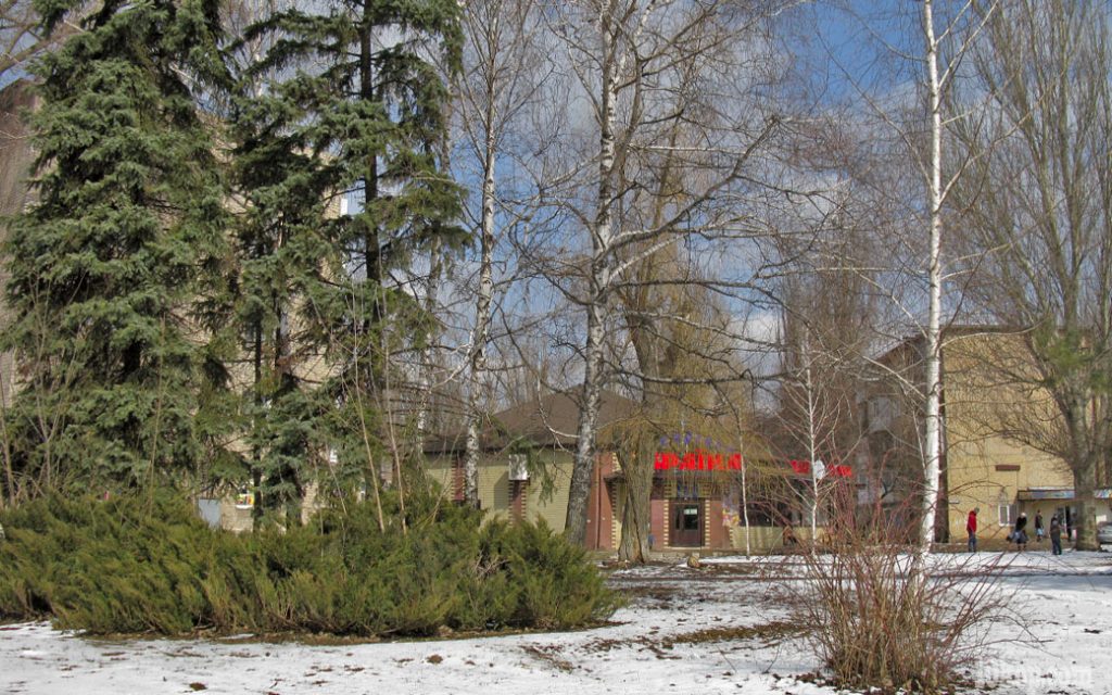 Утренний  снег