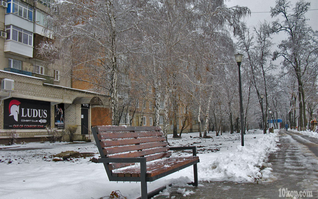 Снегом пушистым покрылись дома...