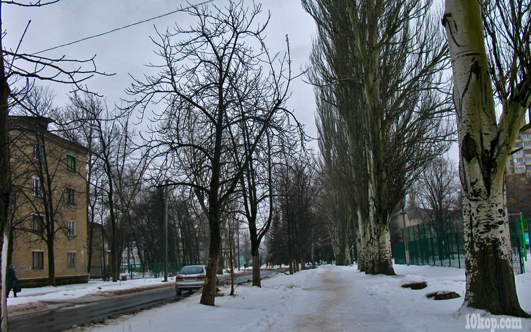 Улица Молодёжная. Авдеевка.